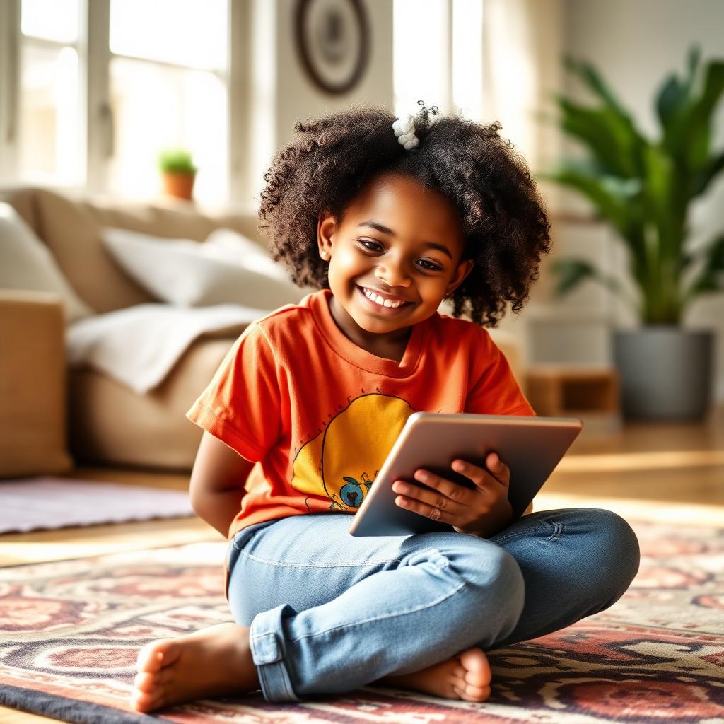 A young learner getting help from Zuri, the Myclasshub AI study buddy